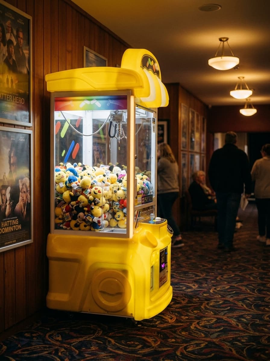 A QuikVend machine placed in a cinemas venue